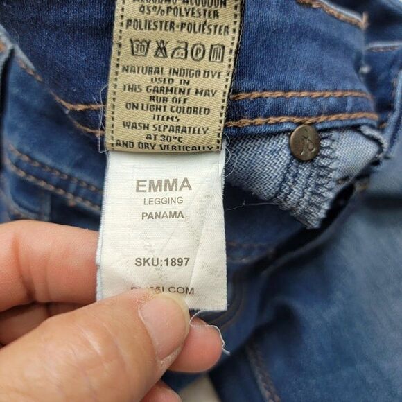 DL1961 Emma Skinny Jeans Women's Size 25 Medium Wash Blue Stretch 28X28 - Picture 9 of 14